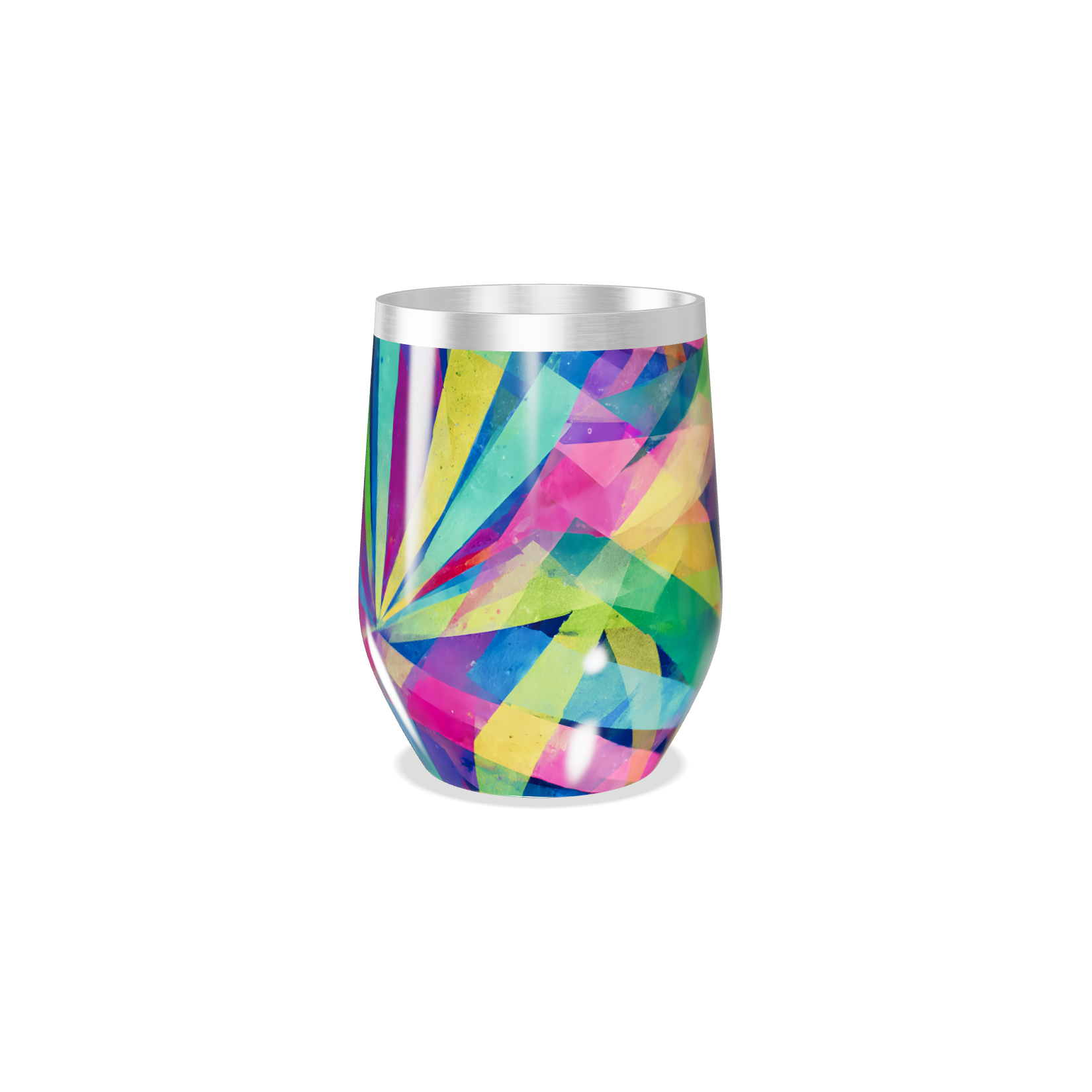 Copo Térmico Slim - Colorido com Listras