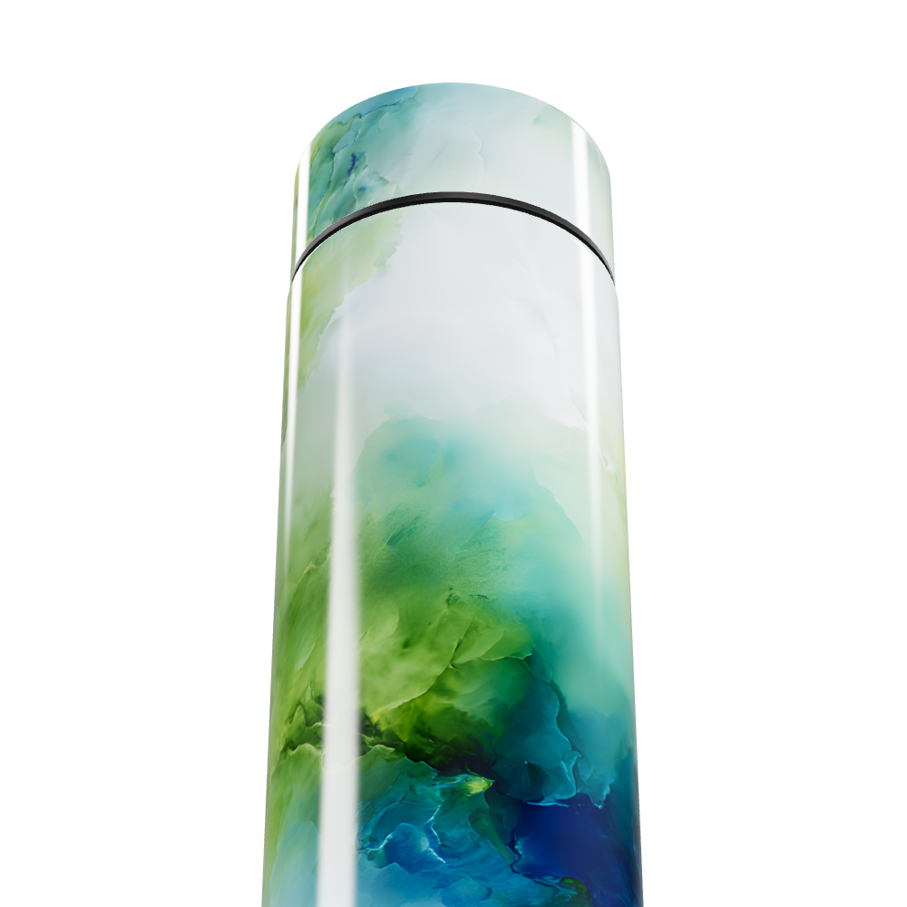 Garrafa Térmica Touch - Estampa Aquarela