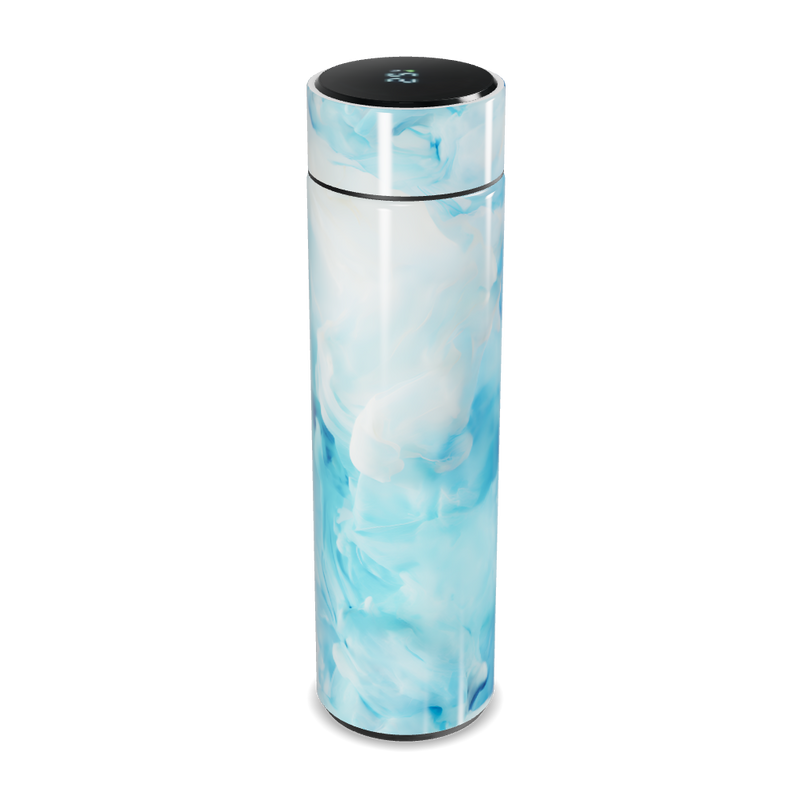 Garrafa Térmica Touch - Azul Marmorizada