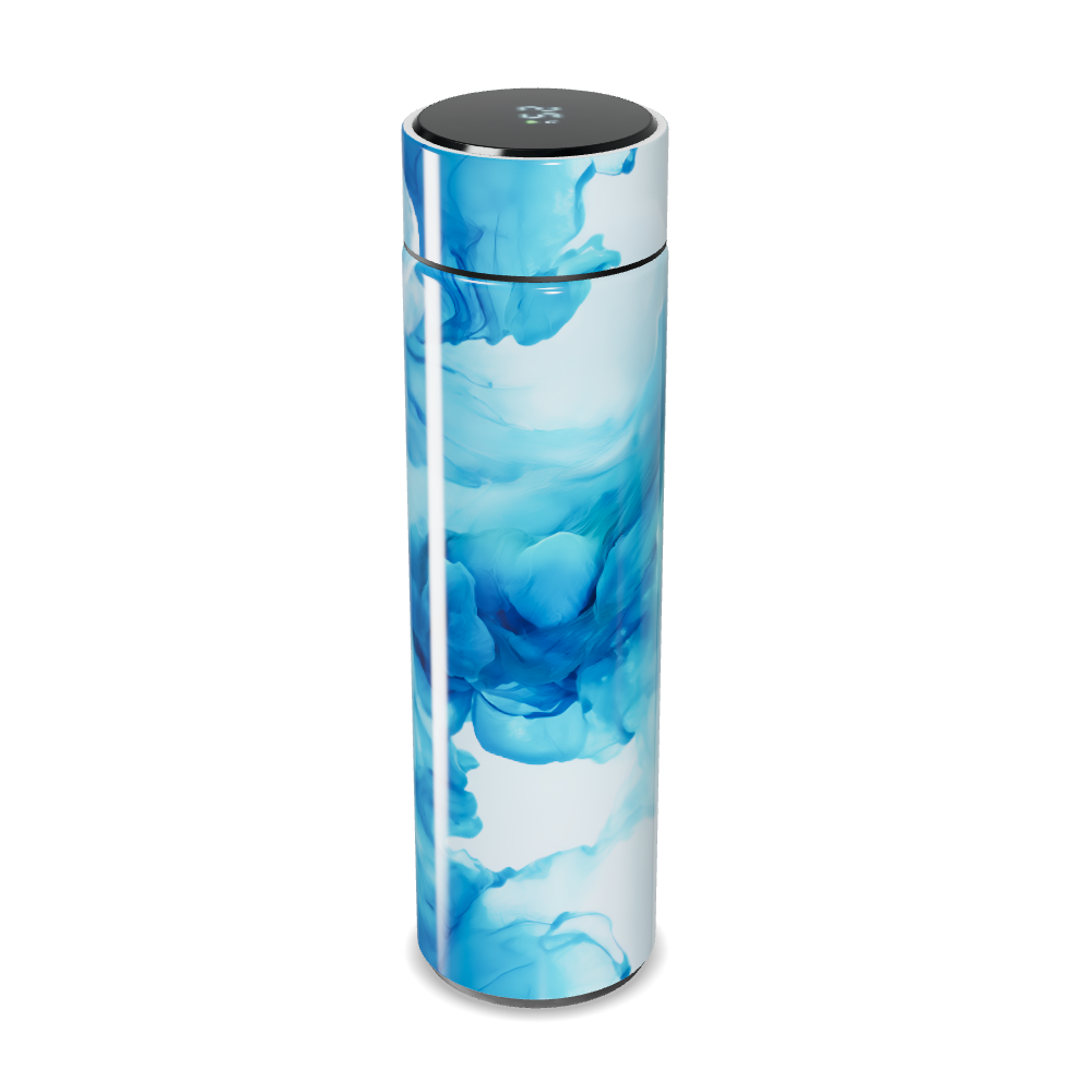 Garrafa Térmica Touch - Azul Marmorizada