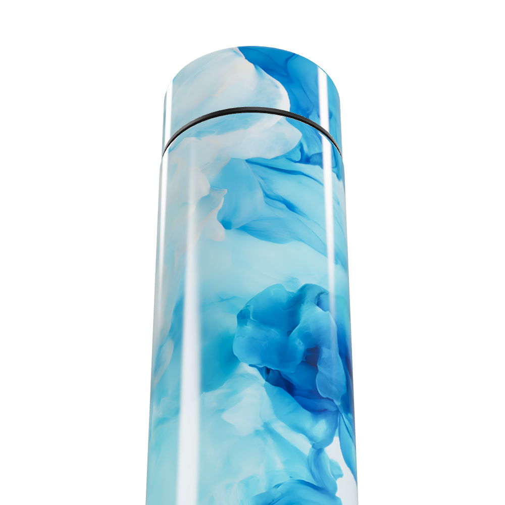 Garrafa Térmica Touch - Azul Marmorizada