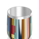Copo Térmico Slim - Colorido com Listras Verticais