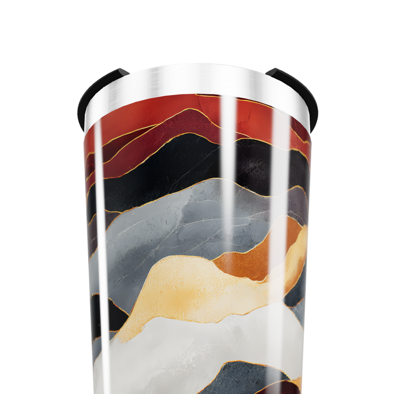 Copo Térmico - Estampa Marmorizada Colorida