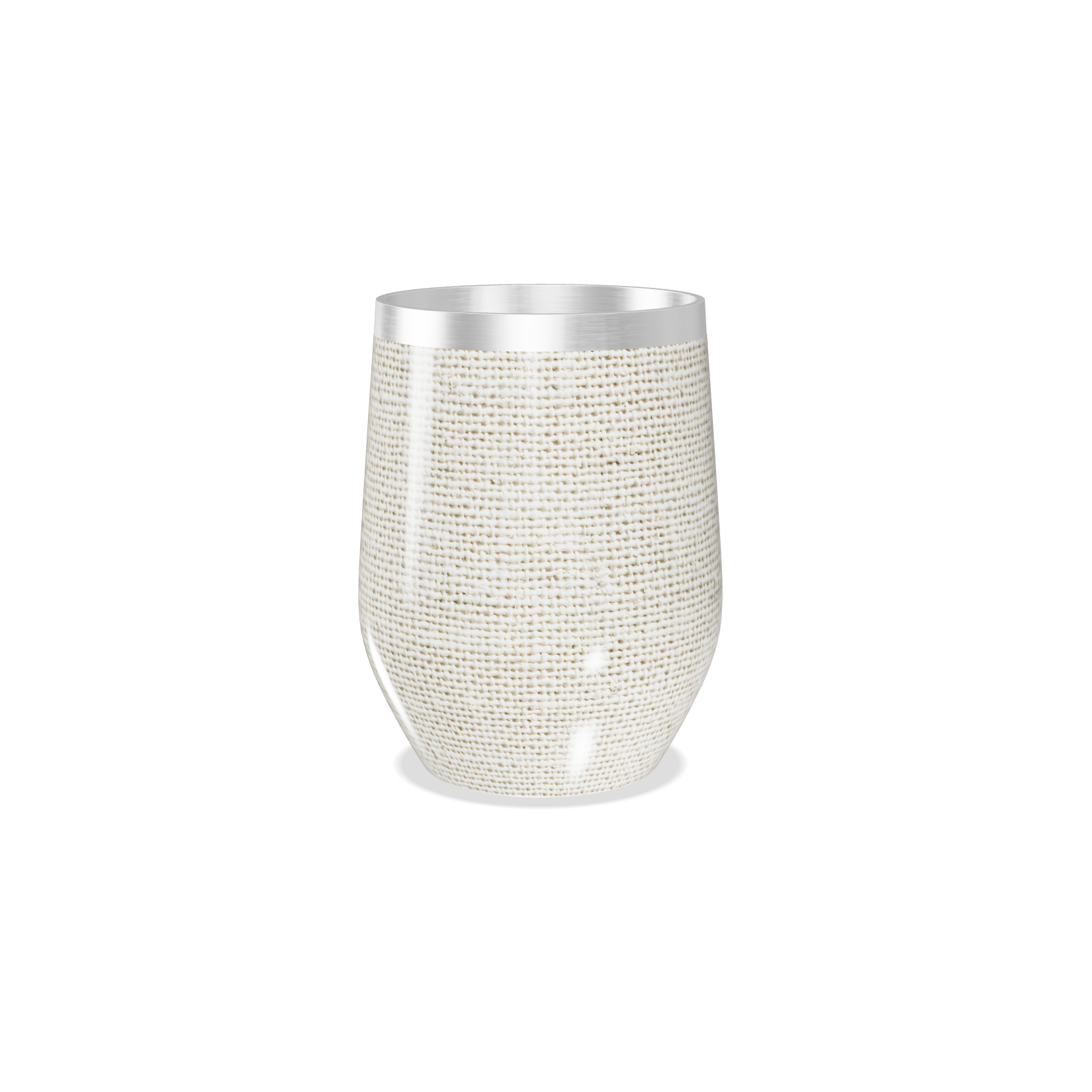 Copo Térmico Slim - Linho Bege Aço Inox