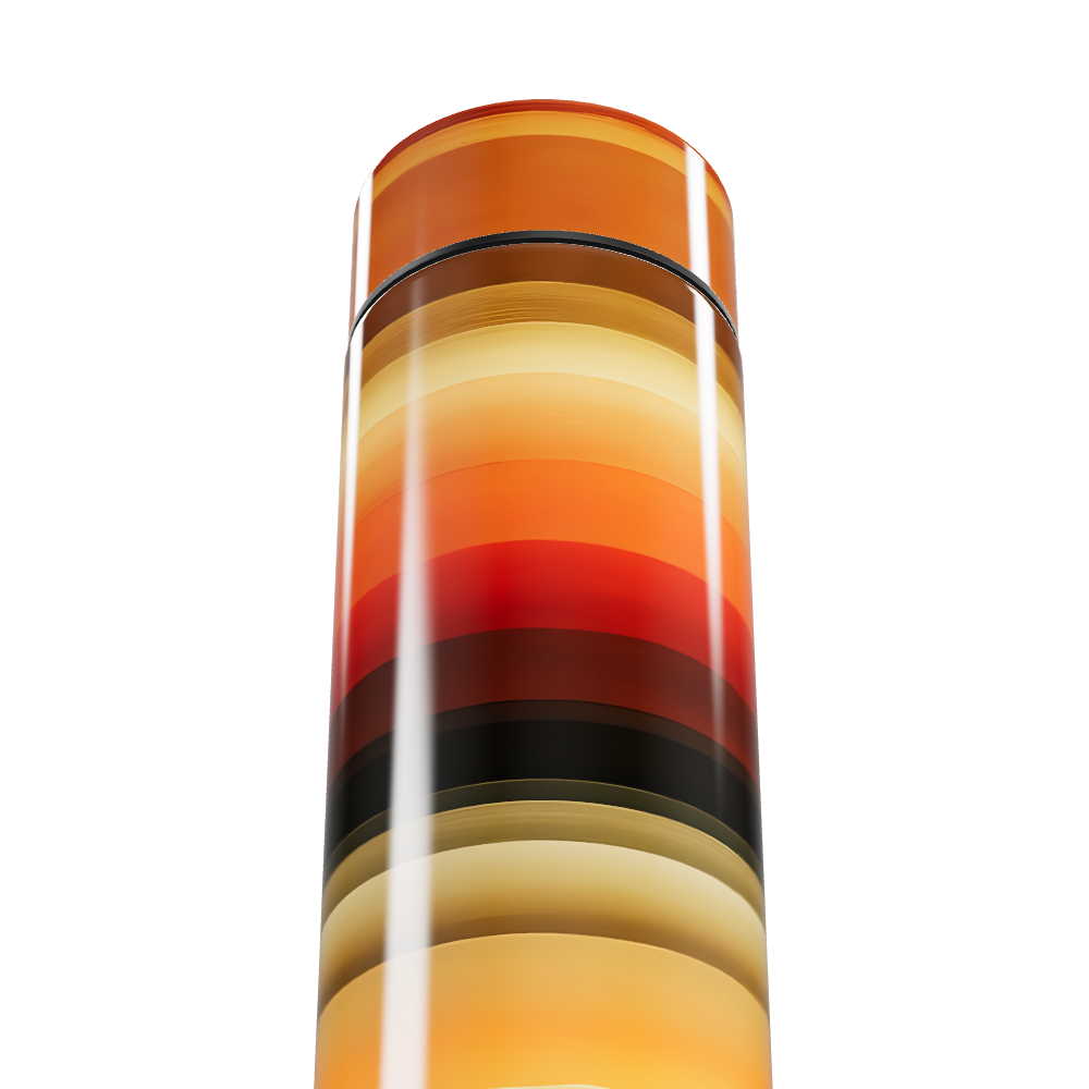 Garrafa Térmica Touch - Com Listras Coloridas