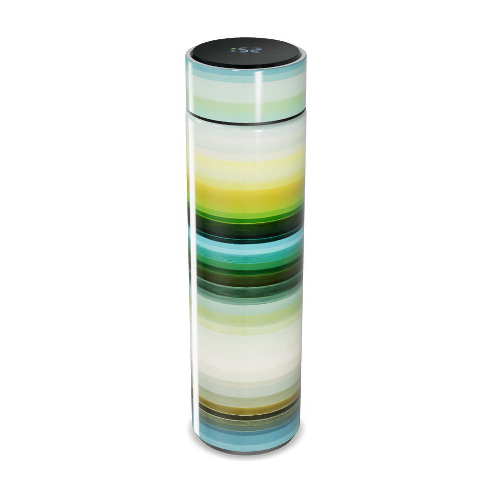 Garrafa Térmica Touch - Listras Coloridas