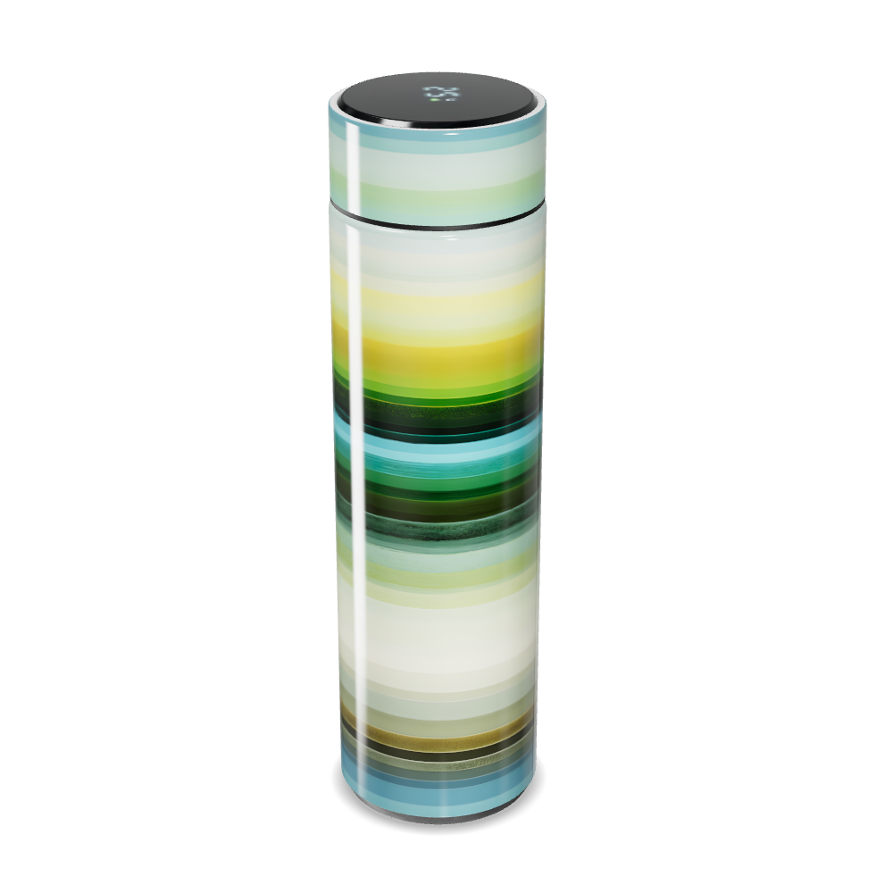 Garrafa Térmica Touch - Listras Coloridas