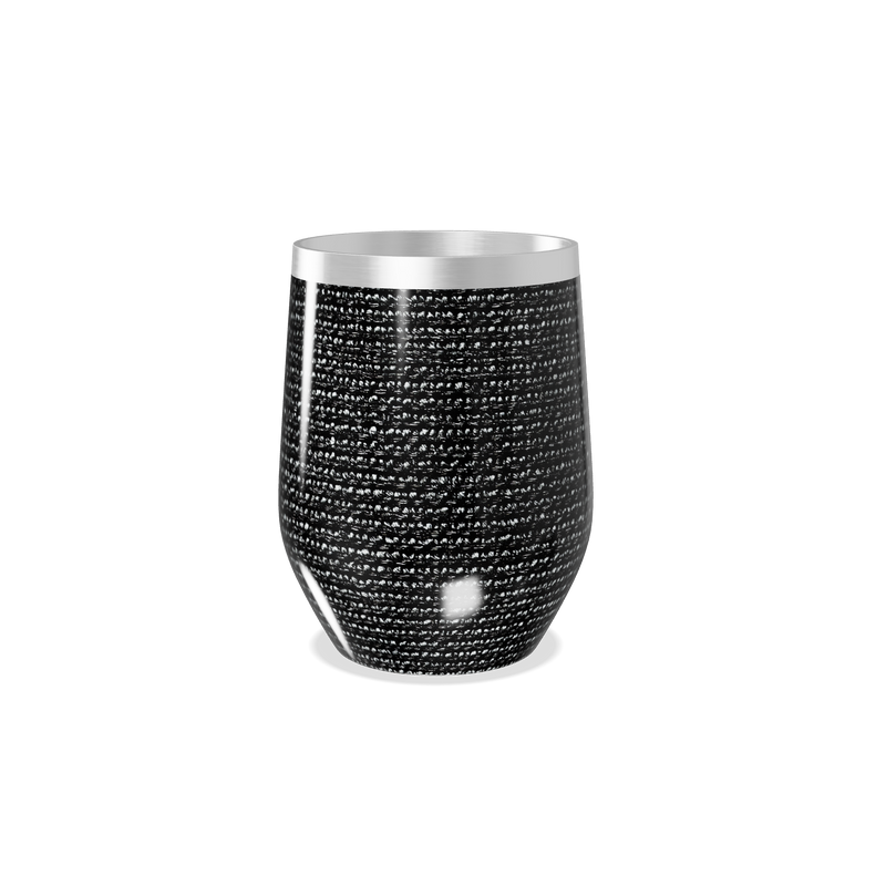 Copo Térmico Slim - Preto Texturizado Aço