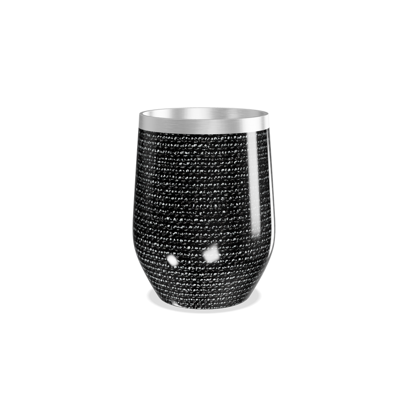 Copo Térmico Slim - Preto Texturizado Aço