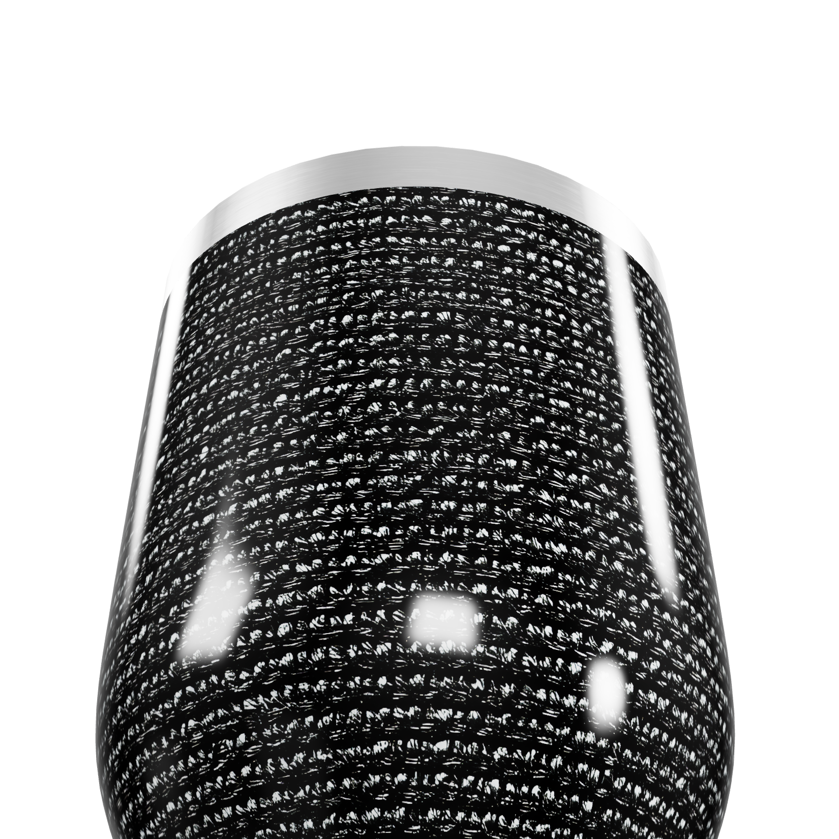 Copo Térmico Slim - Preto Texturizado Aço