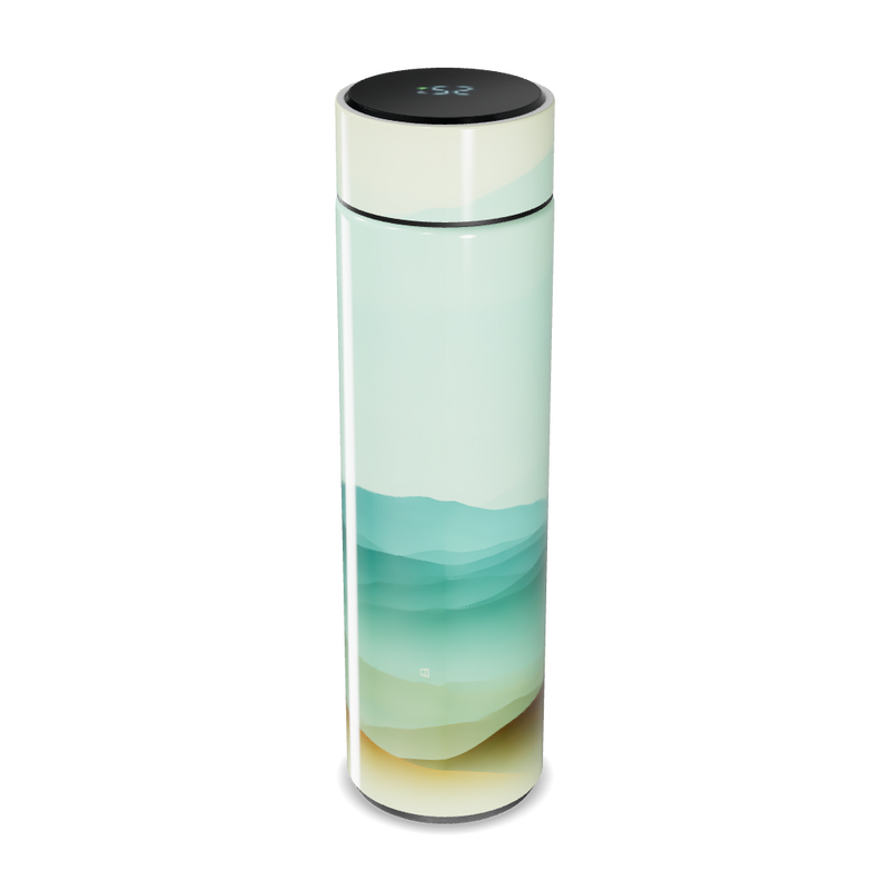 Garrafa Térmica Touch - Verde Água Digital