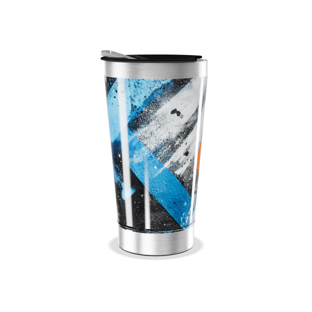 Copo Térmico - Arte Abstrata Colorido