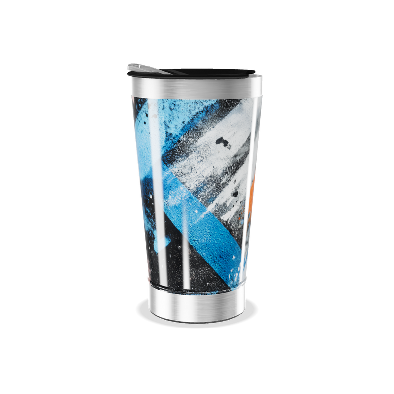 Copo Térmico - Arte Abstrata Colorido