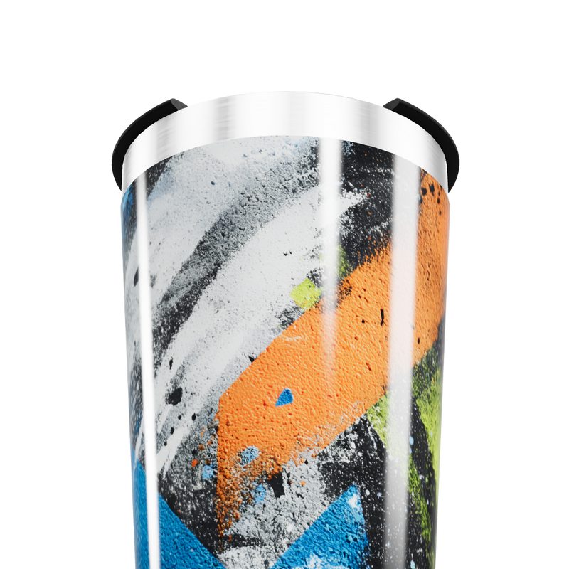 Copo Térmico - Arte Abstrata Colorido