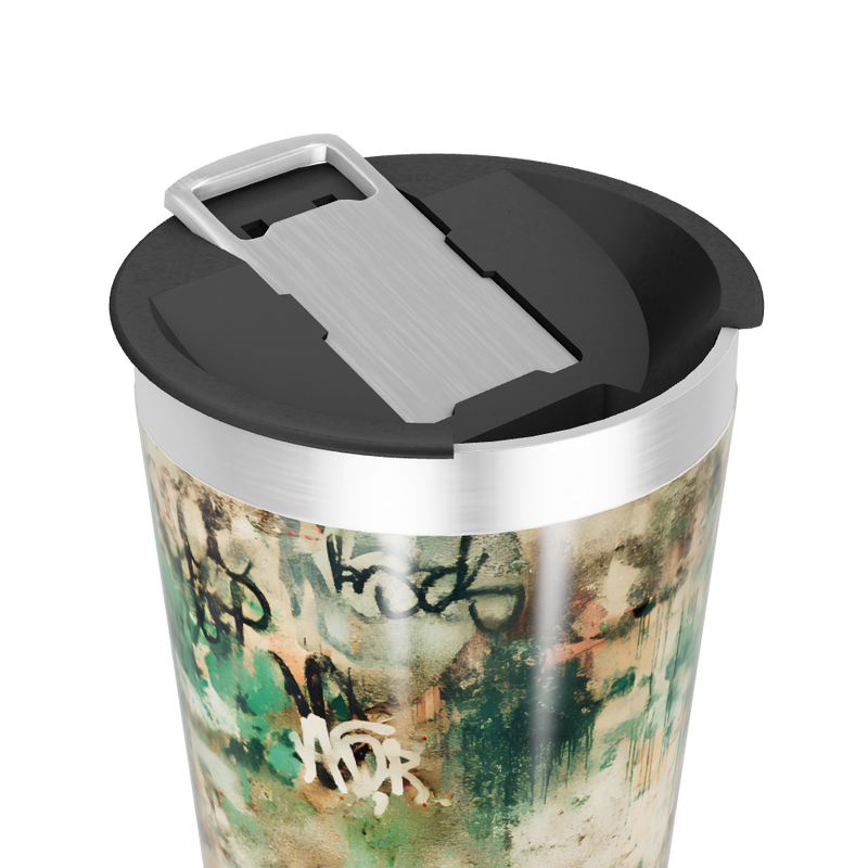 Copo Térmico - Estampa Abstrata Colorida