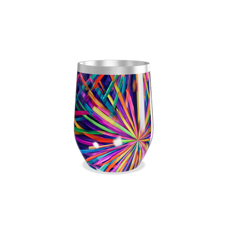 Copo Térmico Slim - Multicolorido Inox