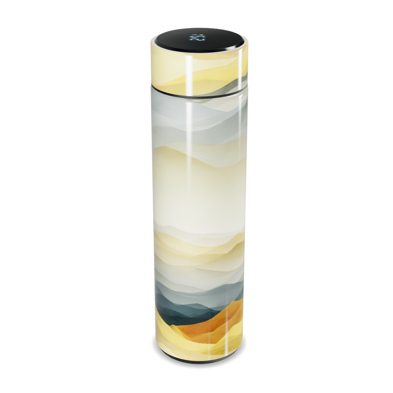 Garrafa Térmica Touch - Estampa Montanhas Coloridas