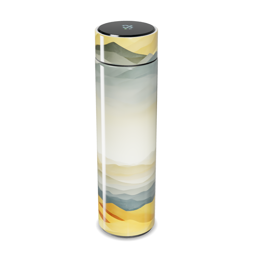 Garrafa Térmica Touch - Estampa Montanhas Coloridas