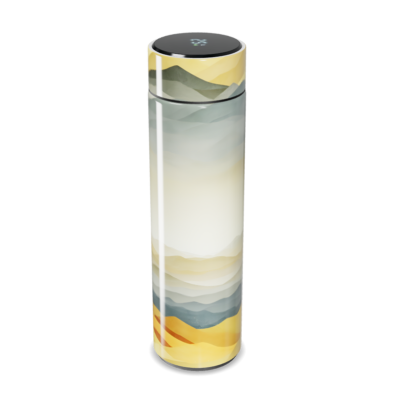 Garrafa Térmica Touch - Estampa Montanhas Coloridas