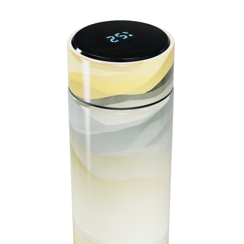 Garrafa Térmica Touch - Estampa Montanhas Coloridas