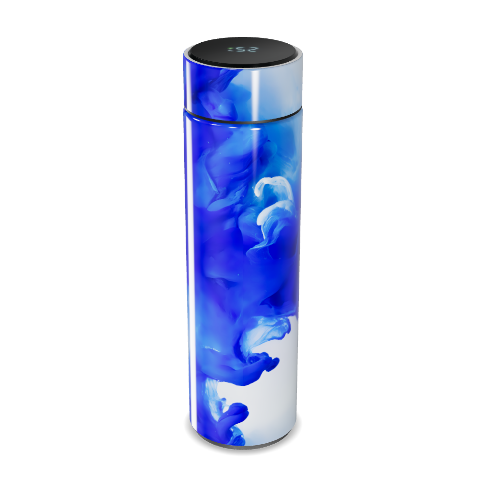 Garrafa Térmica Touch - Azul Marmorizada