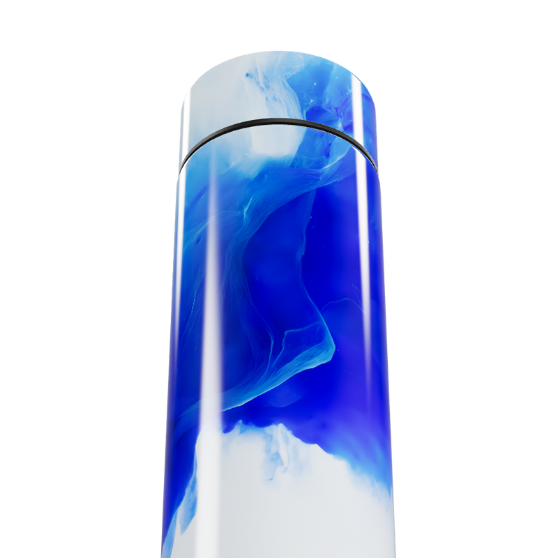 Garrafa Térmica Touch - Azul Marmorizada