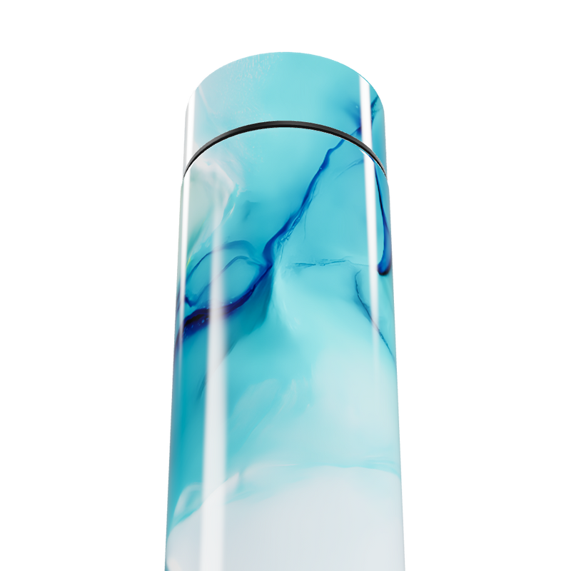 Garrafa Térmica Touch - Azul Marmorizada