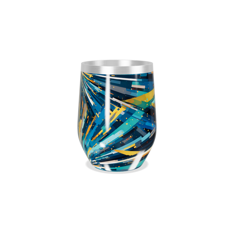 Copo Térmico Slim - Estampa Colorida Aço Inox