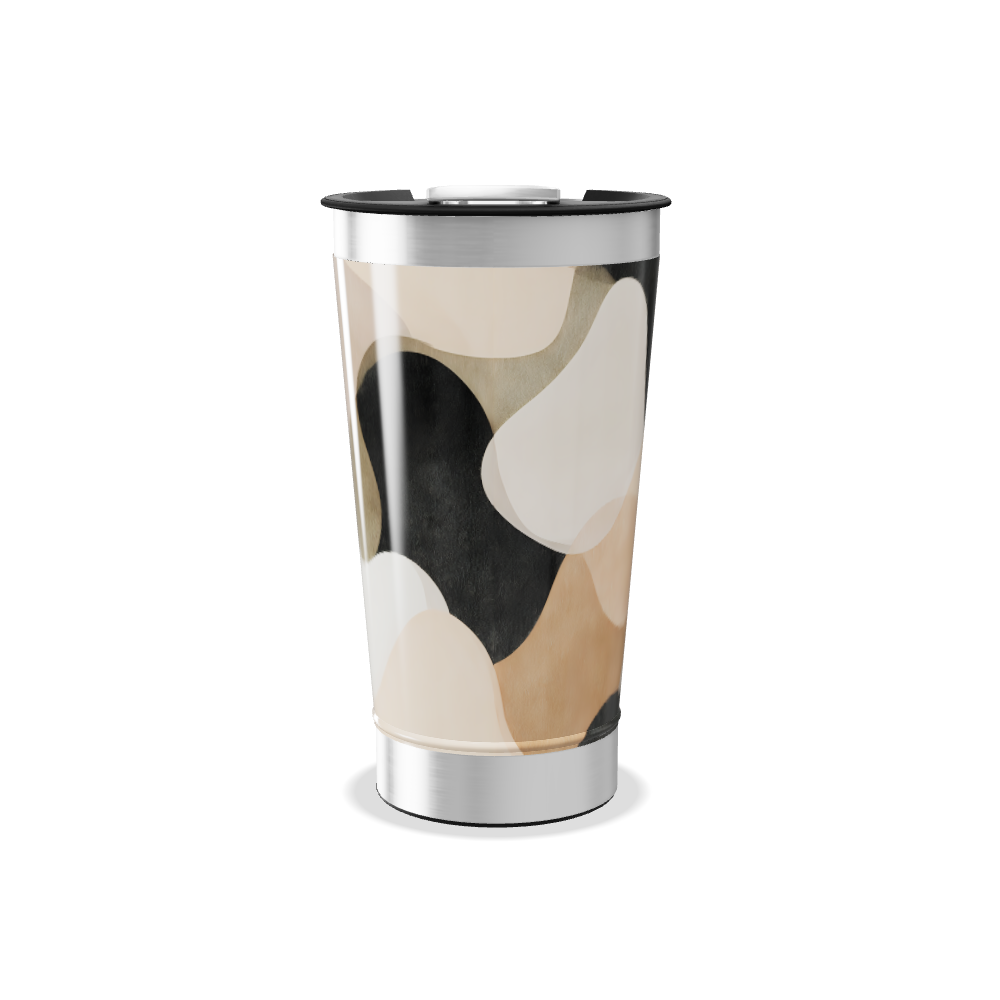 Copo Térmico - Estampa Abstrata Colorida