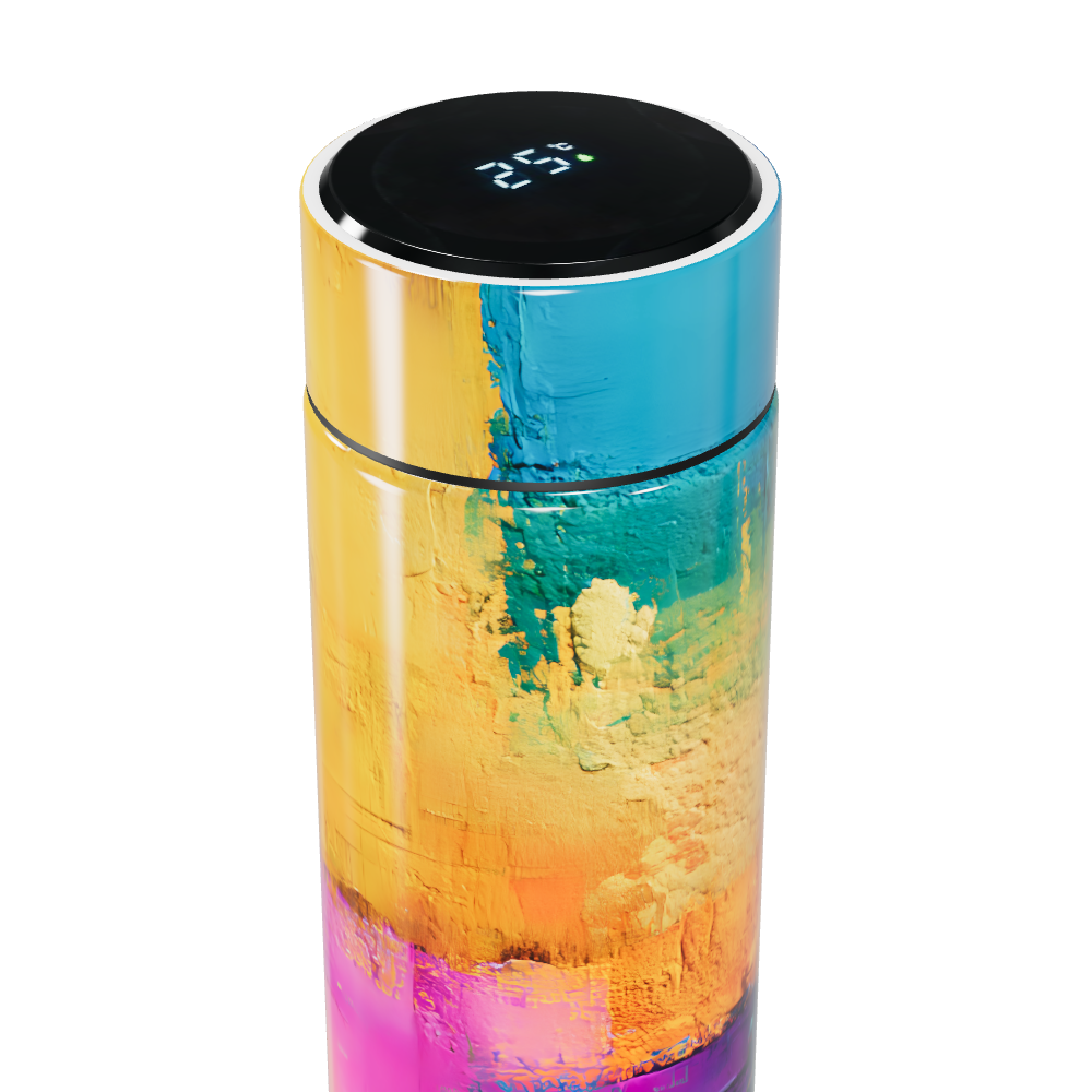 Garrafa Térmica Touch - Colorida Digital Inox