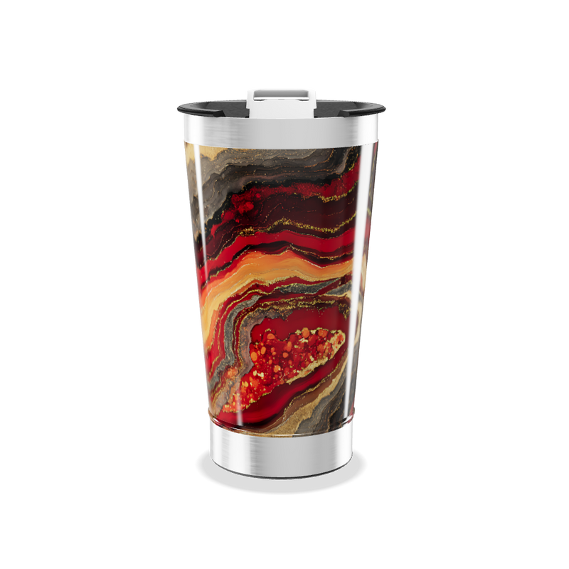 Copo Térmico - Estampa Geométrica Colorida