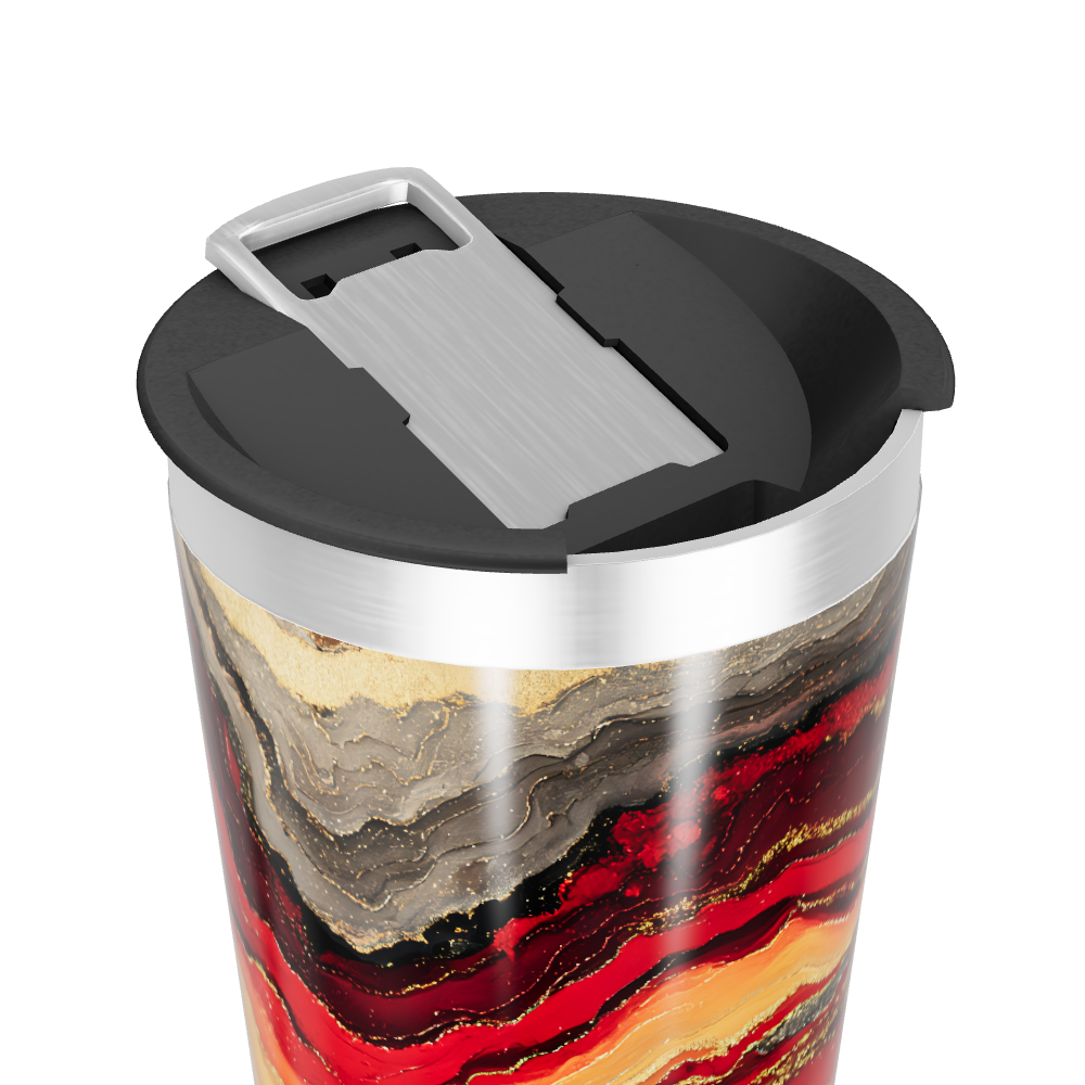 Copo Térmico - Estampa Geométrica Colorida