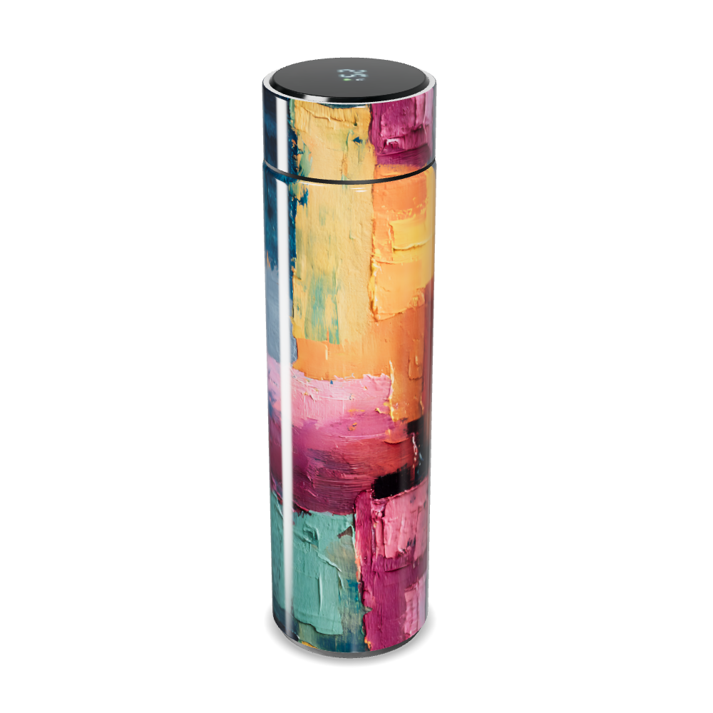 Garrafa Térmica Touch - Design Artístico Colorido