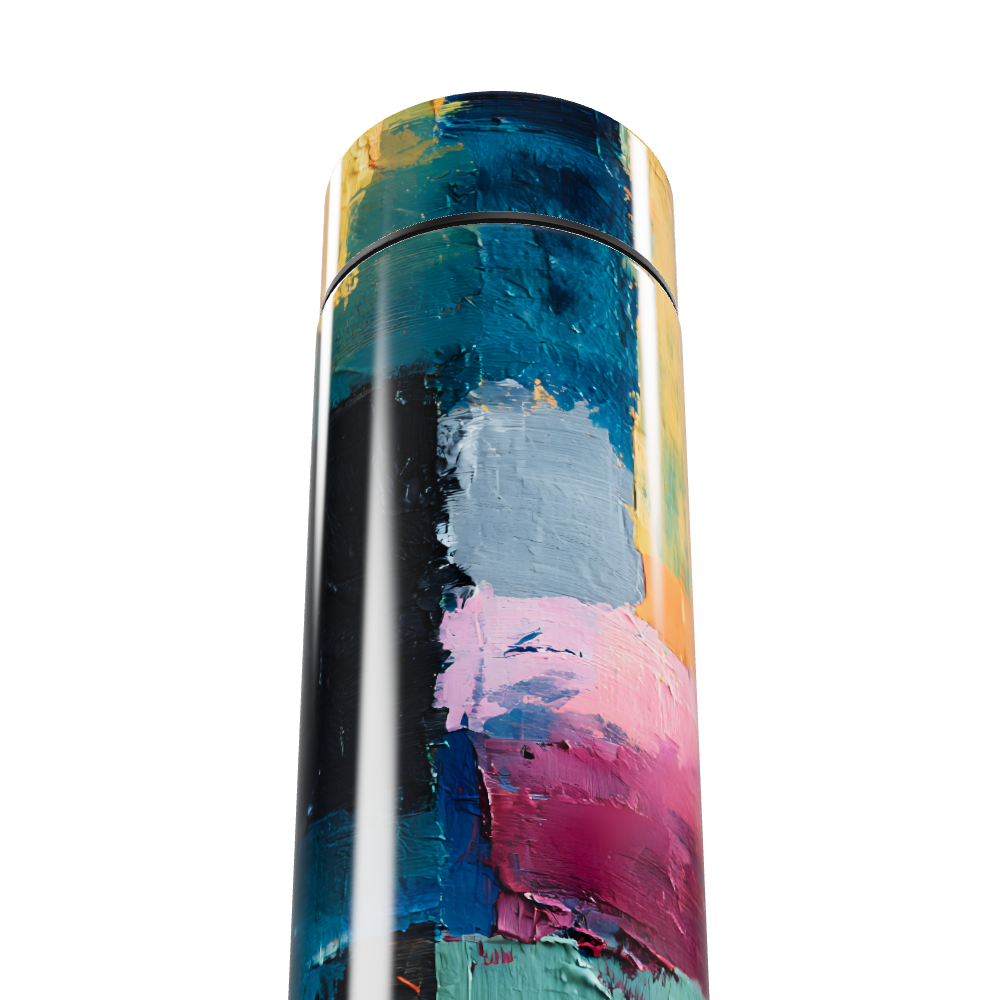 Garrafa Térmica Touch - Design Artístico Colorido