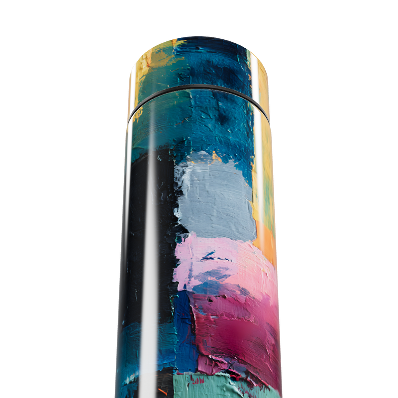 Garrafa Térmica Touch - Design Artístico Colorido