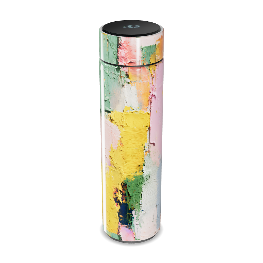 Garrafa Térmica Touch - Arte Abstrata Colorida