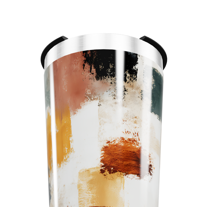 Copo Térmico - Estampa Abstrata Colorida