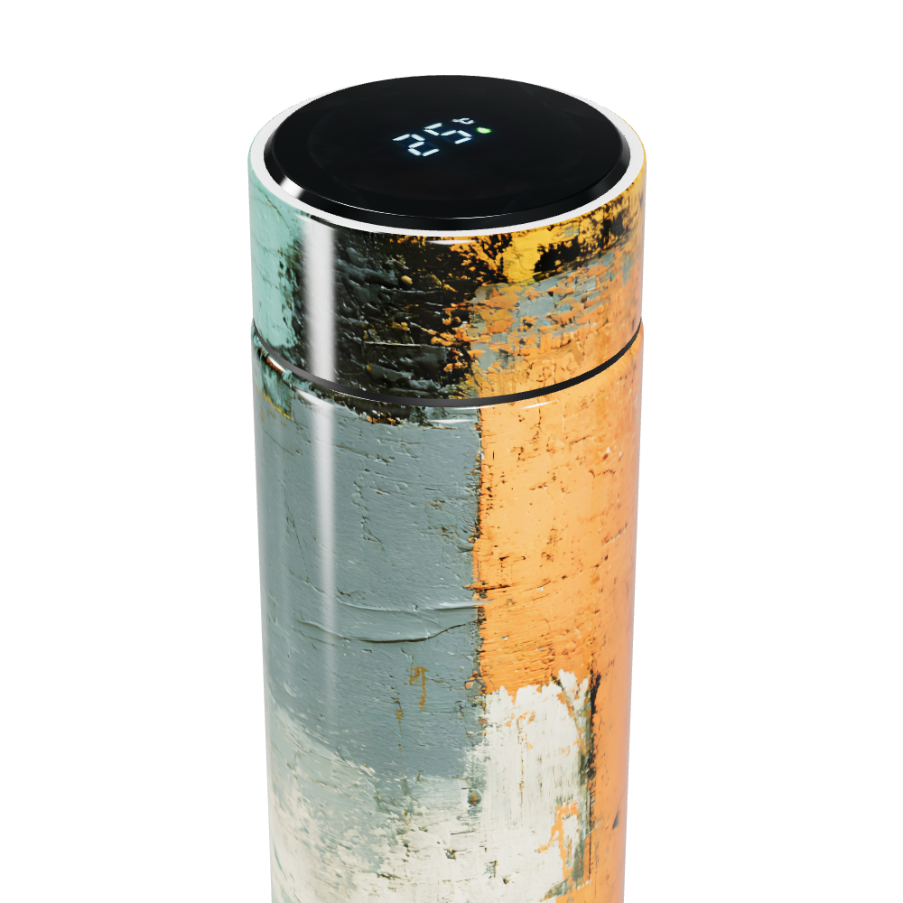 Garrafa Térmica Touch - Abstrata Multicolorida