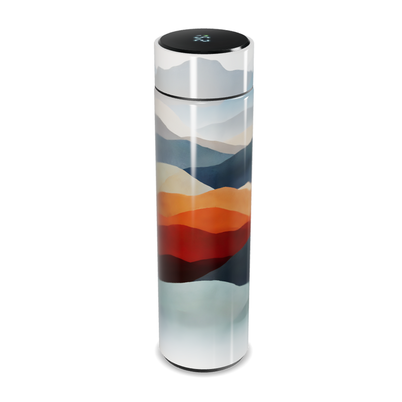 Garrafa Térmica Touch - Colorida com Estampa Moderna