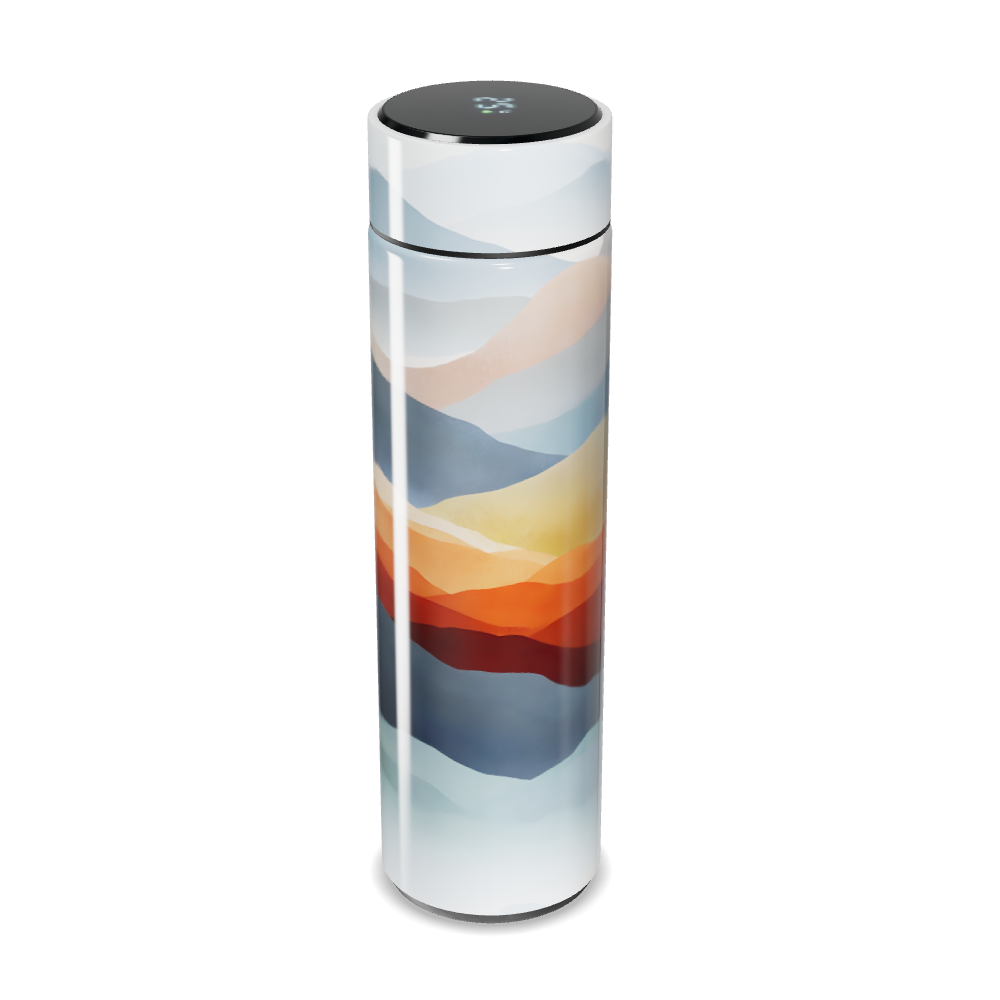 Garrafa Térmica Touch - Colorida com Estampa Moderna