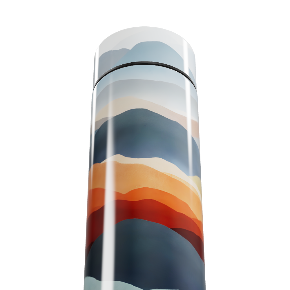 Garrafa Térmica Touch - Colorida com Estampa Moderna