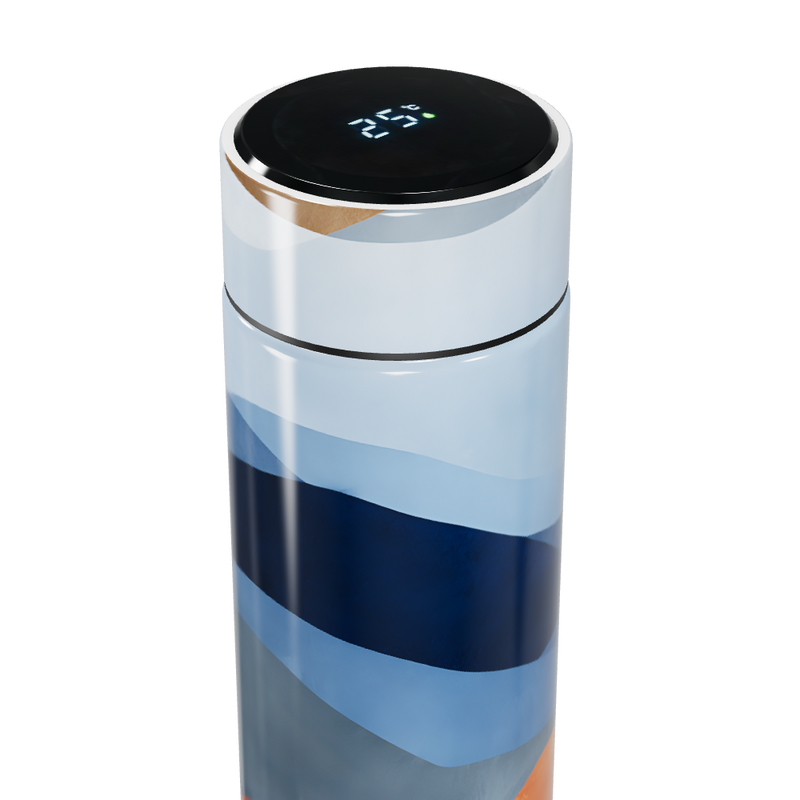 Garrafa Térmica Touch - Design Colorido Inox