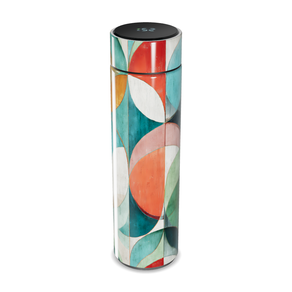 Garrafa Térmica Touch - Colorida com Estampa Moderna