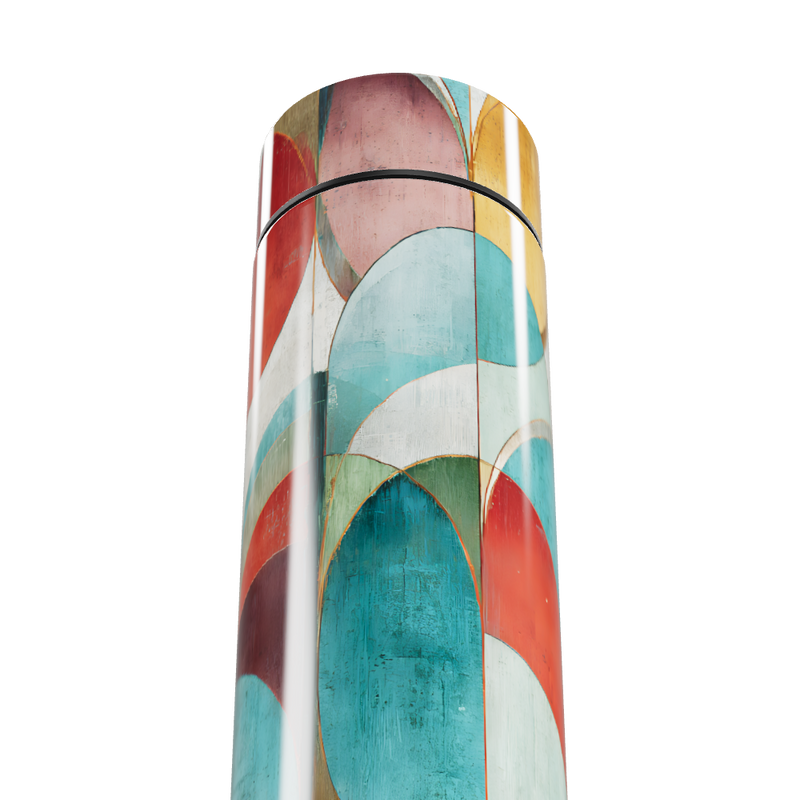 Garrafa Térmica Touch - Colorida com Estampa Moderna