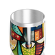 Copo Térmico Slim - Estampa Colorida Abstrata