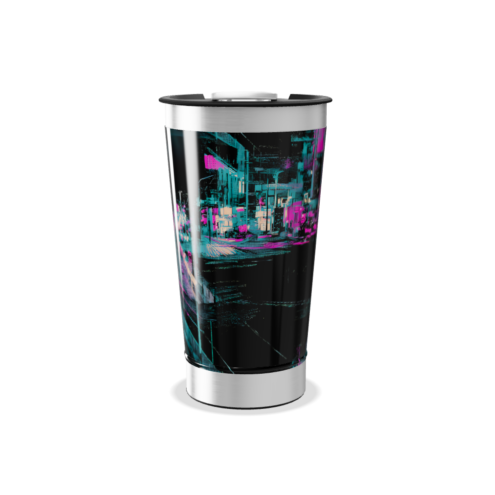 Copo Térmico - Estampa Neon Metalizado