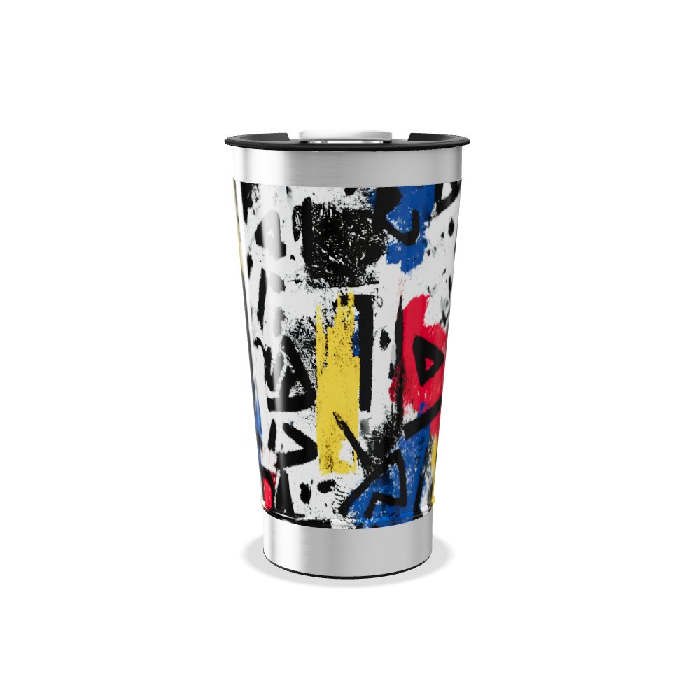 Copo Térmico - Estampa Colorida Aço Inox