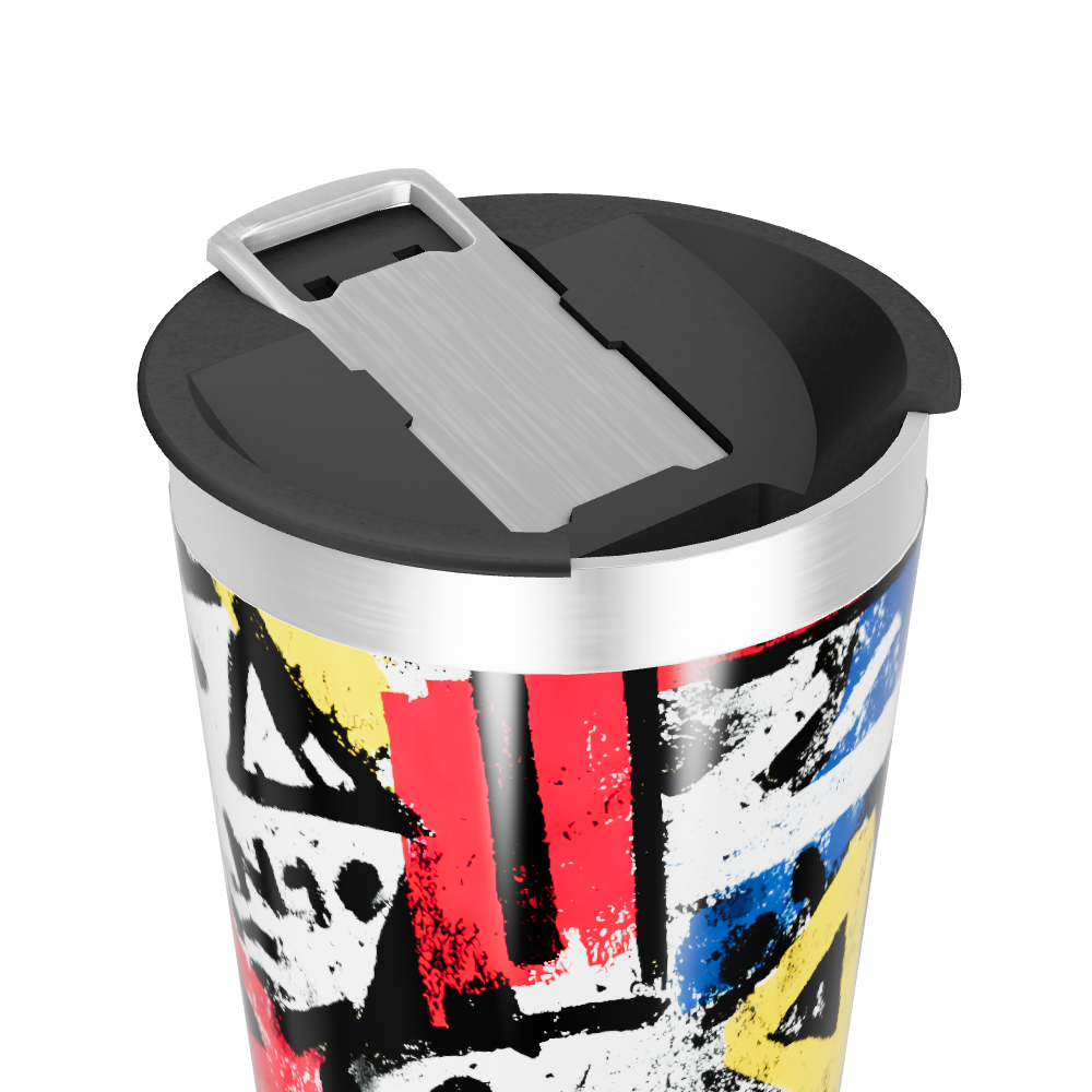 Copo Térmico - Estampa Colorida Aço Inox