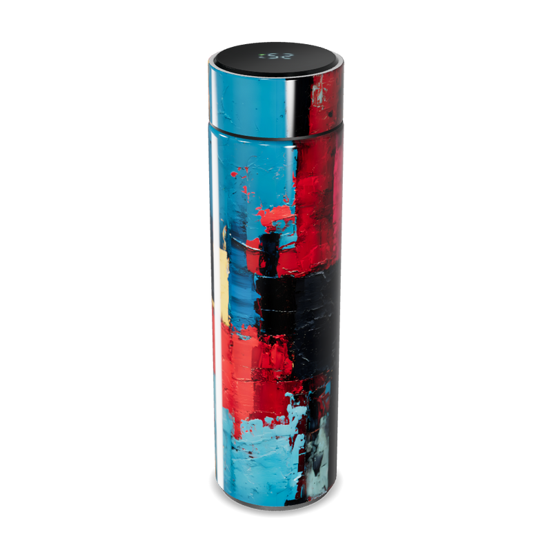 Garrafa Térmica Touch - Abstrata Multicolorida