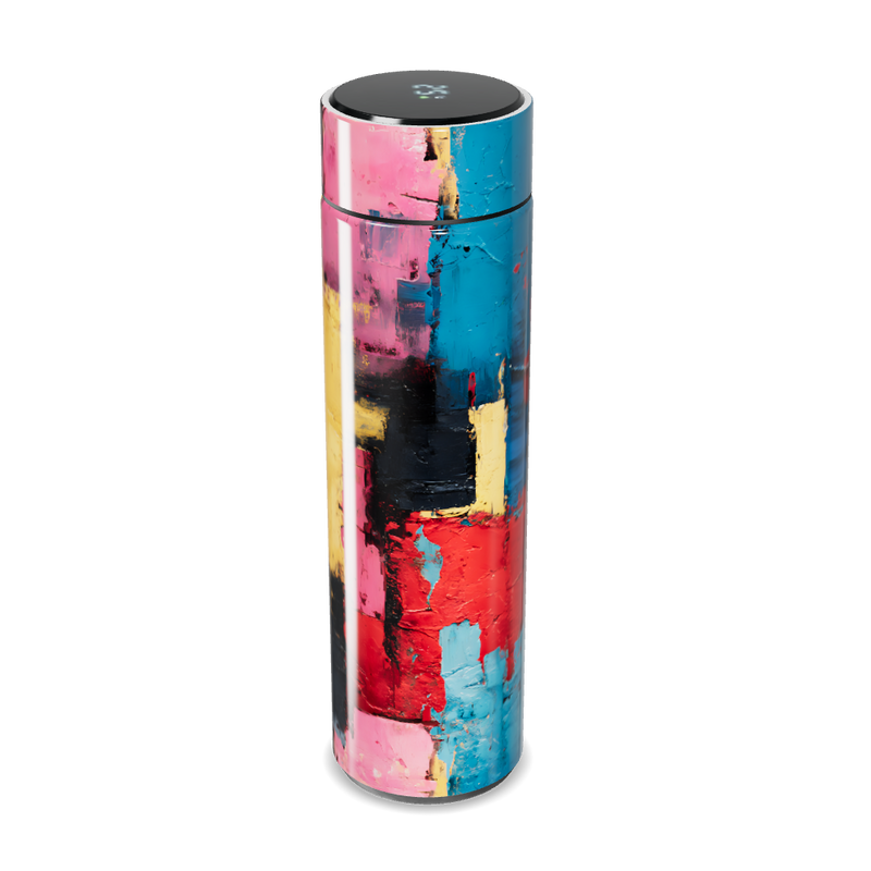 Garrafa Térmica Touch - Abstrata Multicolorida